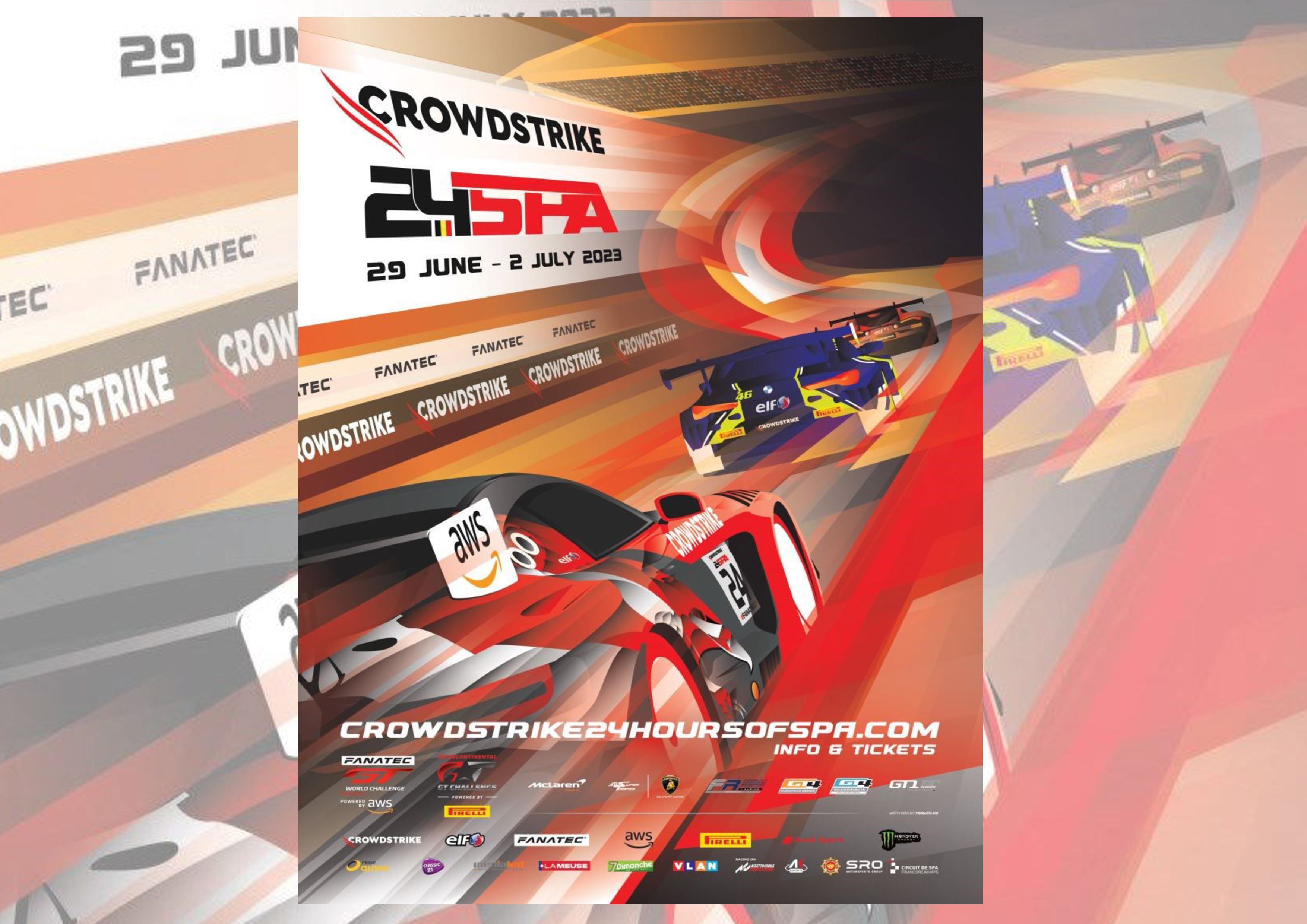 Crowdstrike 24 H. Spa place à l'affiche officielle