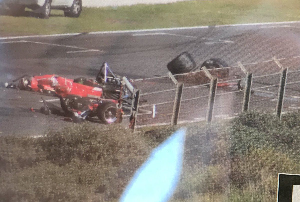 F1 Historic sévère accident pour le Français David Ferrer à Zandvoort
