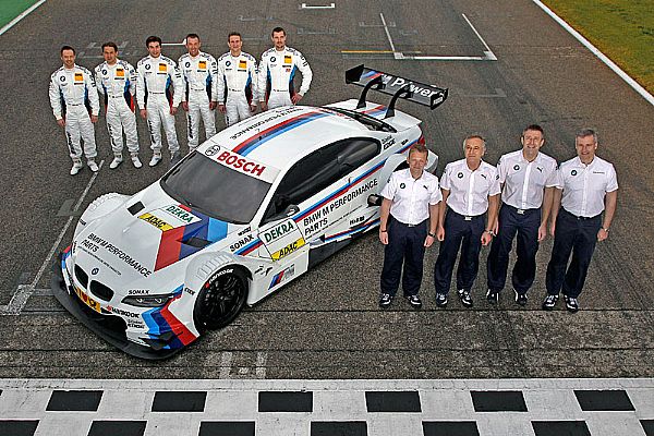 Les forces vives de BMW Motorsport réunies sur une seule et même photo, Bart Mampaey pouvant compter sur le retour de Priaulx et Farfus au sein de son team RBM.