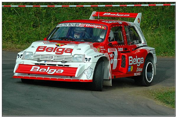 Exceptionnel Eifel Historic Rallye, qui a notamment permis aux spectateurs d'apprécier la MG Métro 6R4 ex-Duez. Photo Pascal Giets