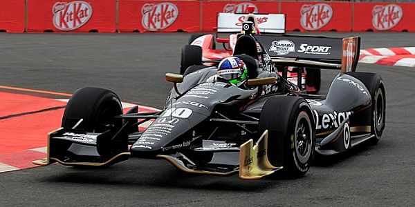 Retour aux avant-postes pour Dario Franchitti en IndyCar, l'Italo-Ecossais ayant néanmoins subi la loi de Will Power ce samedi à Sao Paulo... Photo www.indycar.com