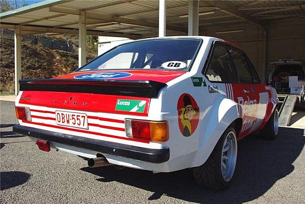 Maxime Soulet pilotera finalement cette Ford Escort Gr.4 aux Legend Boucles de Spa, en lieu et place de la Sierra Cosworth...