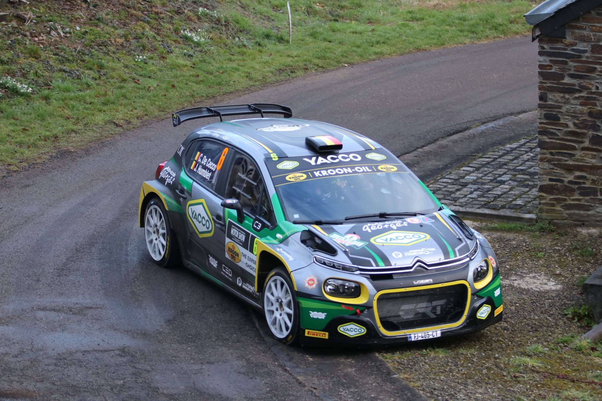 Sept Citroën C3 Rally2 pour la deuxième manche de la Cup à Tielt
