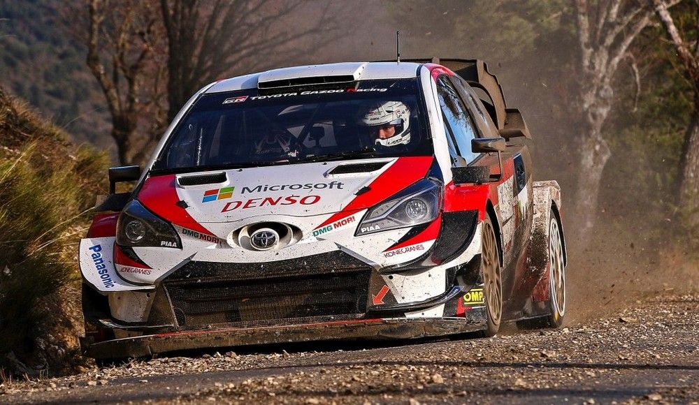 TOYOTA YARIS HY WRC 8° RALLYE MONTE CARLO 2022 TAKAMOTO KATSUTA SPARK